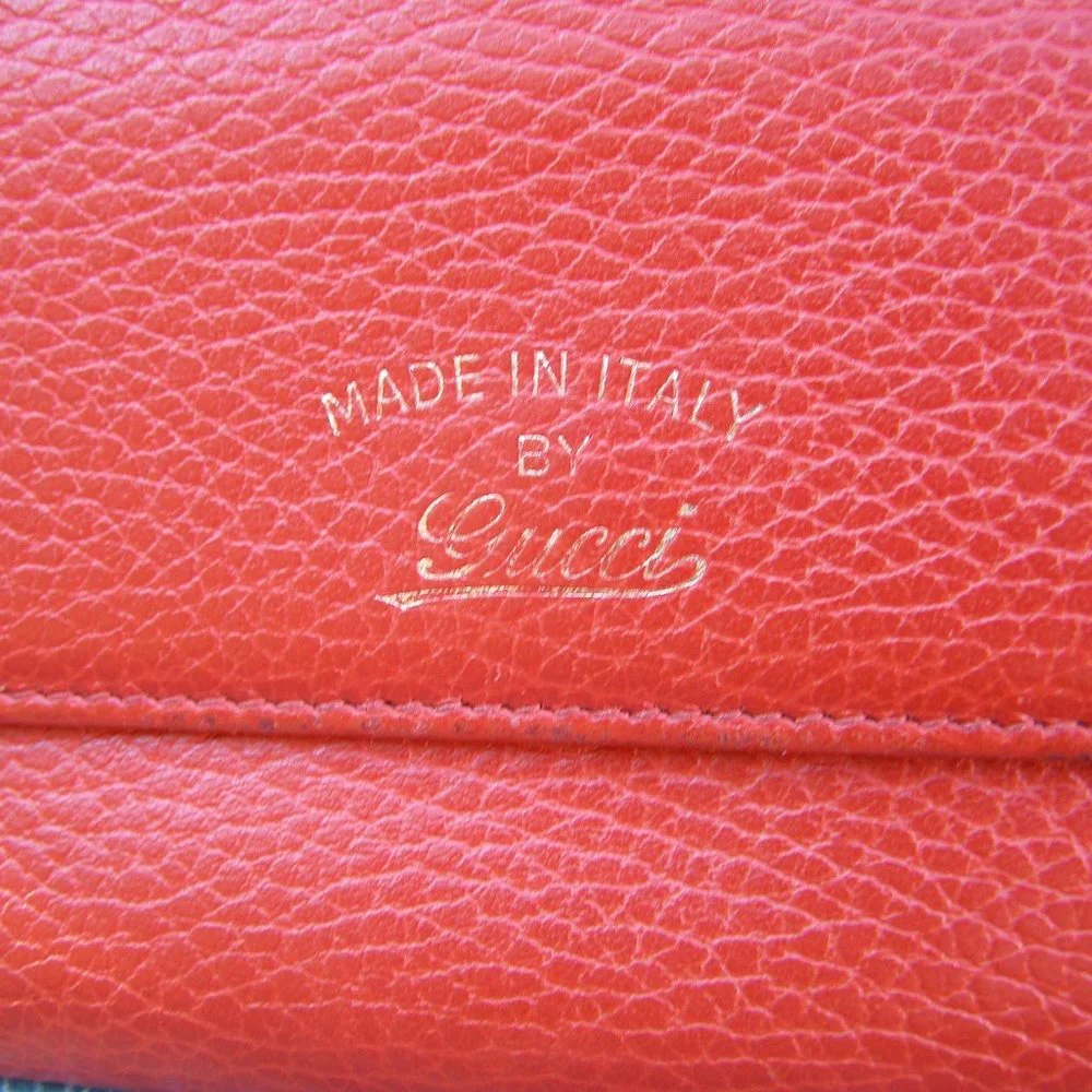 EUC Gucci Long Red Leather Wallet - Picture 3 of 13